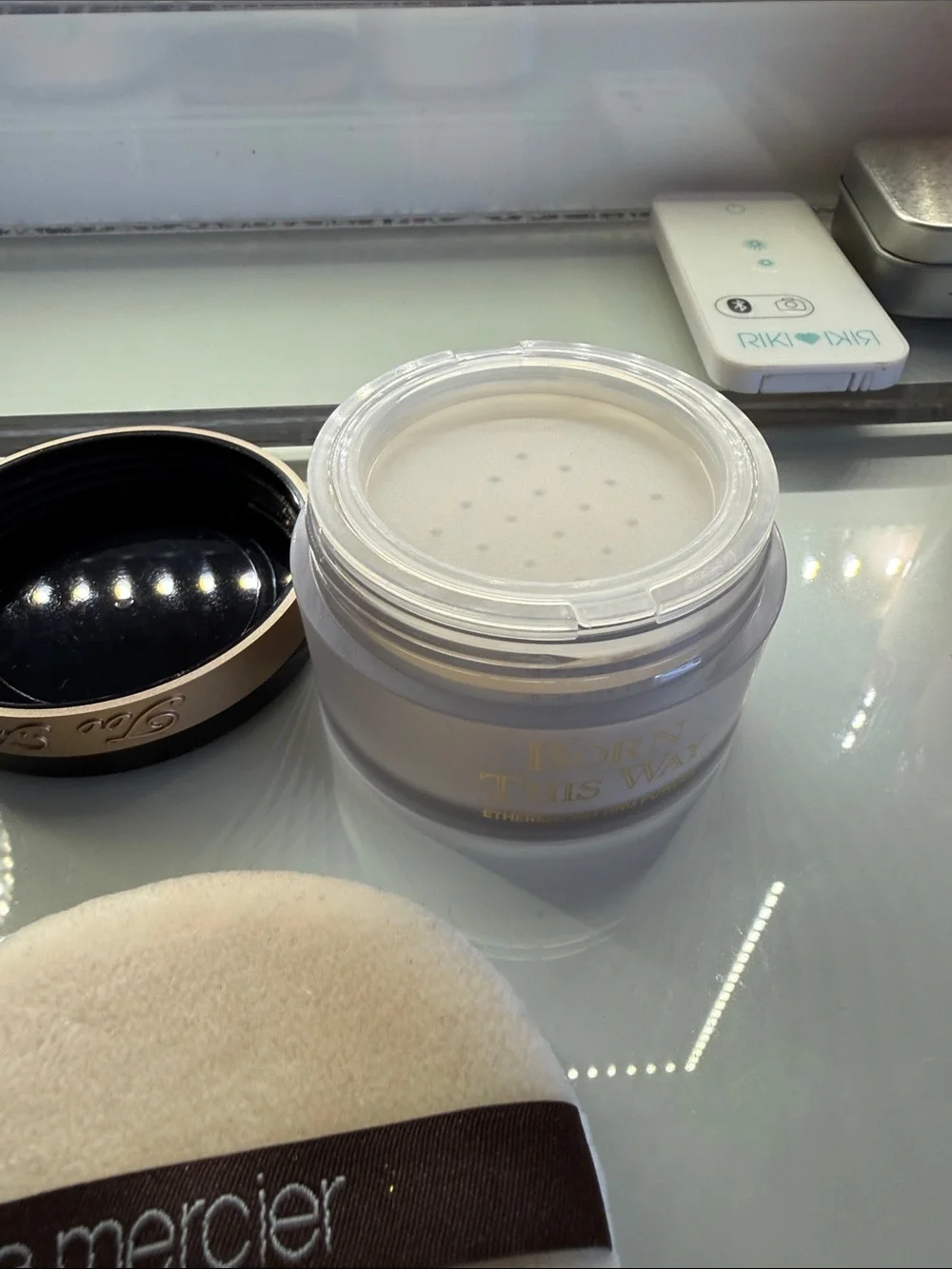 Laura Mercier and Too Faced Setting Powder lot - White Puff Included, Brand New!